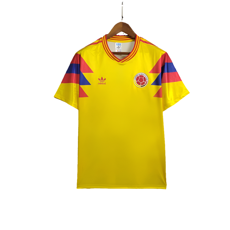 Camisa Colômbia l 1990 - Versão Retrô | FutMantos
