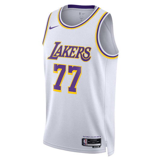 Luka DonÄiÄ - Camisa NBA Los Angeles Lakers Association Edition 2024 - Branca - Unissex