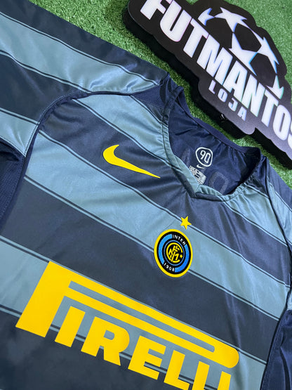 Camisa l Retrô Inter de Milão 04/05 -Adriano Imperador #10| FutMantos