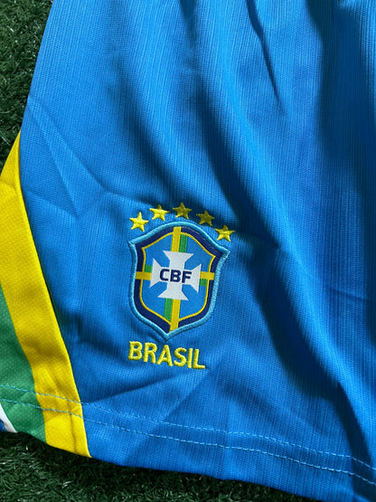 kit Infantil Brasil I 26/27 - Amarelo- NATHAN#4|  FutMantos