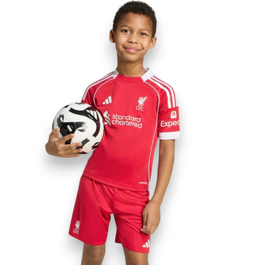 Kit Infantil Liverpool I 2025/26 | Futmantos