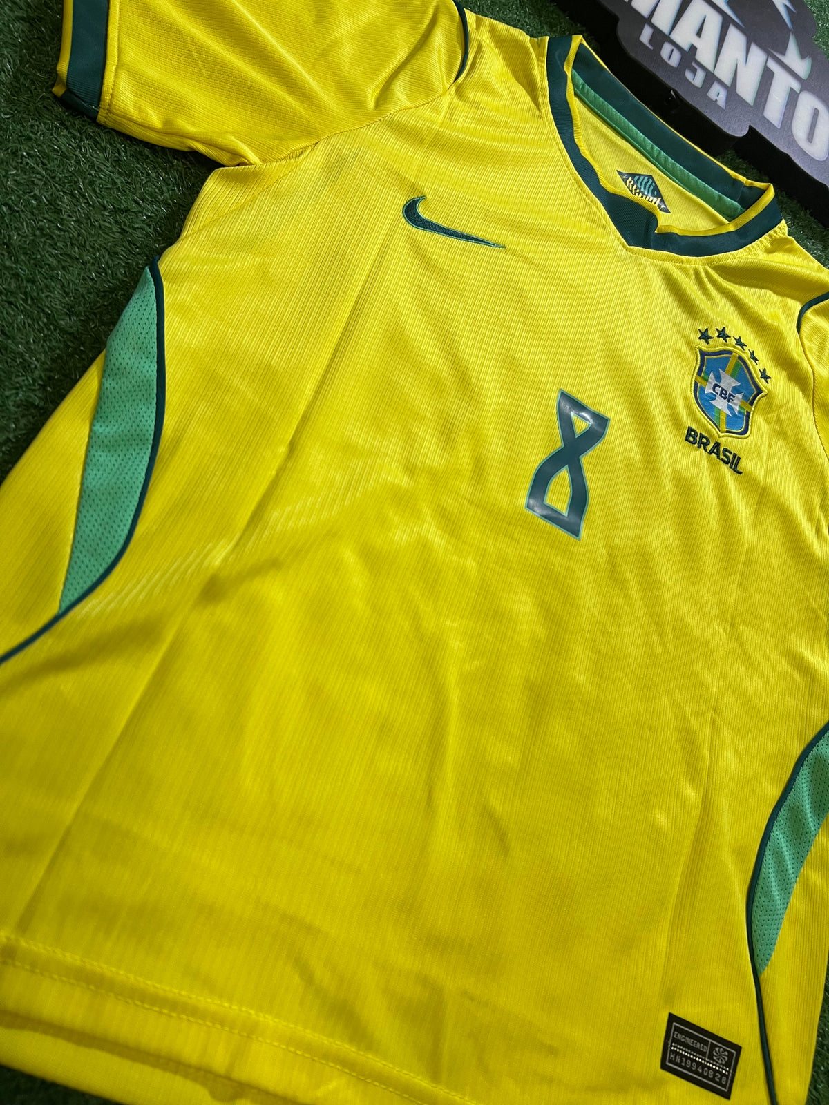 kit Infantil Brasil I 26/27 - Amarelo-ISAAC#8 |  FutMantos