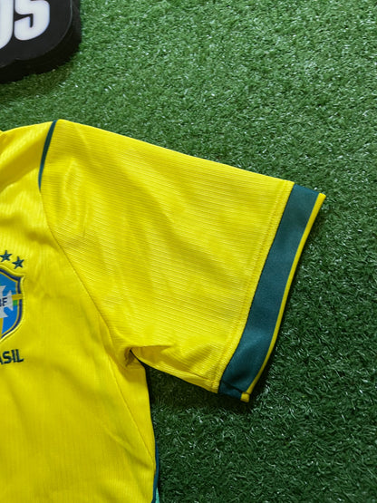 kit Infantil Brasil I 26/27 - Amarelo-ISAAC#8 |  FutMantos