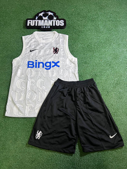 Conjunto Chelsea Regata e Bermuda|FutMantos