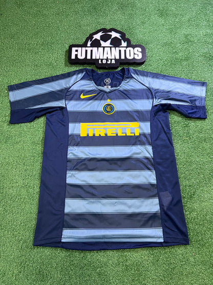 Camisa l Retrô Inter de Milão 04/05 -Adriano Imperador #10| FutMantos