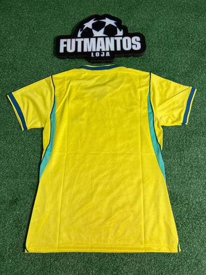 Camisa Brasil Amarela 26/27 - Feminina | Futmantos