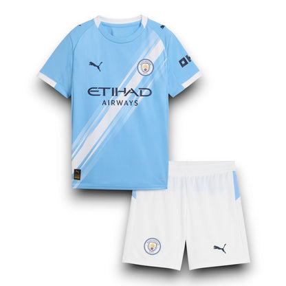 Kit Infantil Manchester City I 2025/26 | Futmantos