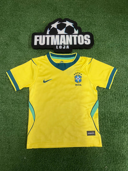 kit Infantil Brasil 26/27 - Amarelo |  FutMantos