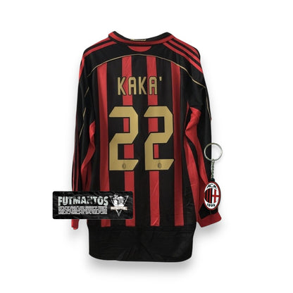 Camisa Retrô Milan 2006/2007 - Kaká #22 Manga Longa | Futmantos