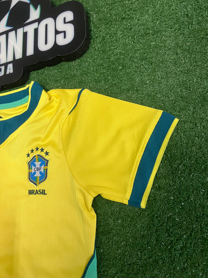 kit Infantil Brasil 26/27 - Amarelo |  FutMantos
