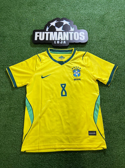 kit Infantil Brasil I 26/27 - Amarelo-ISAAC#8 |  FutMantos