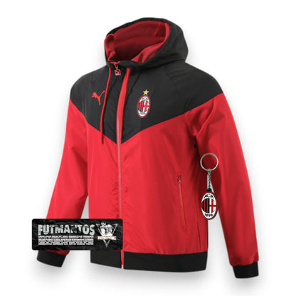 Corta Vento Milan - Vermelho/Preto