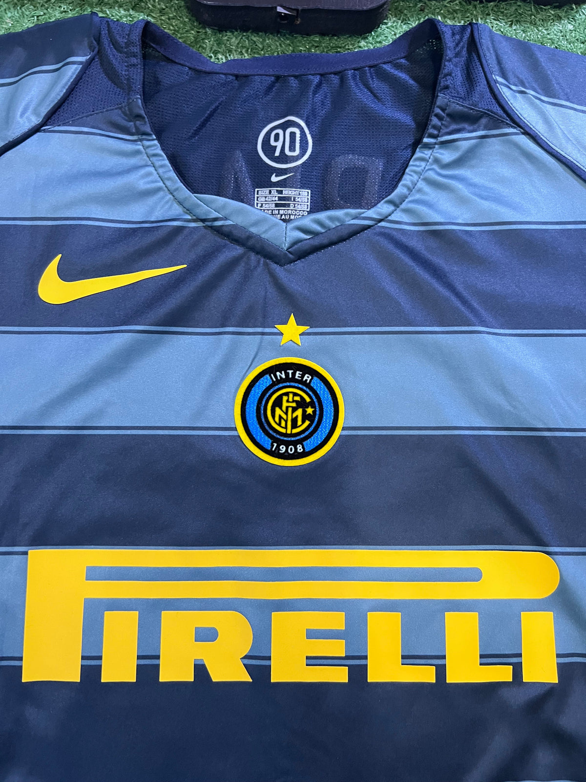 Camisa l Retrô Inter de Milão 04/05 -Adriano Imperador #10| FutMantos