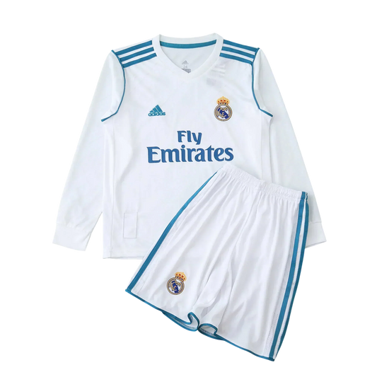 Kit Infantil Real Madrid 2017/18 I Manga Longa