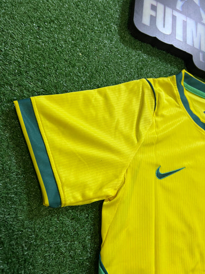 kit Infantil Brasil I 26/27 - Amarelo-ISAAC#8 |  FutMantos