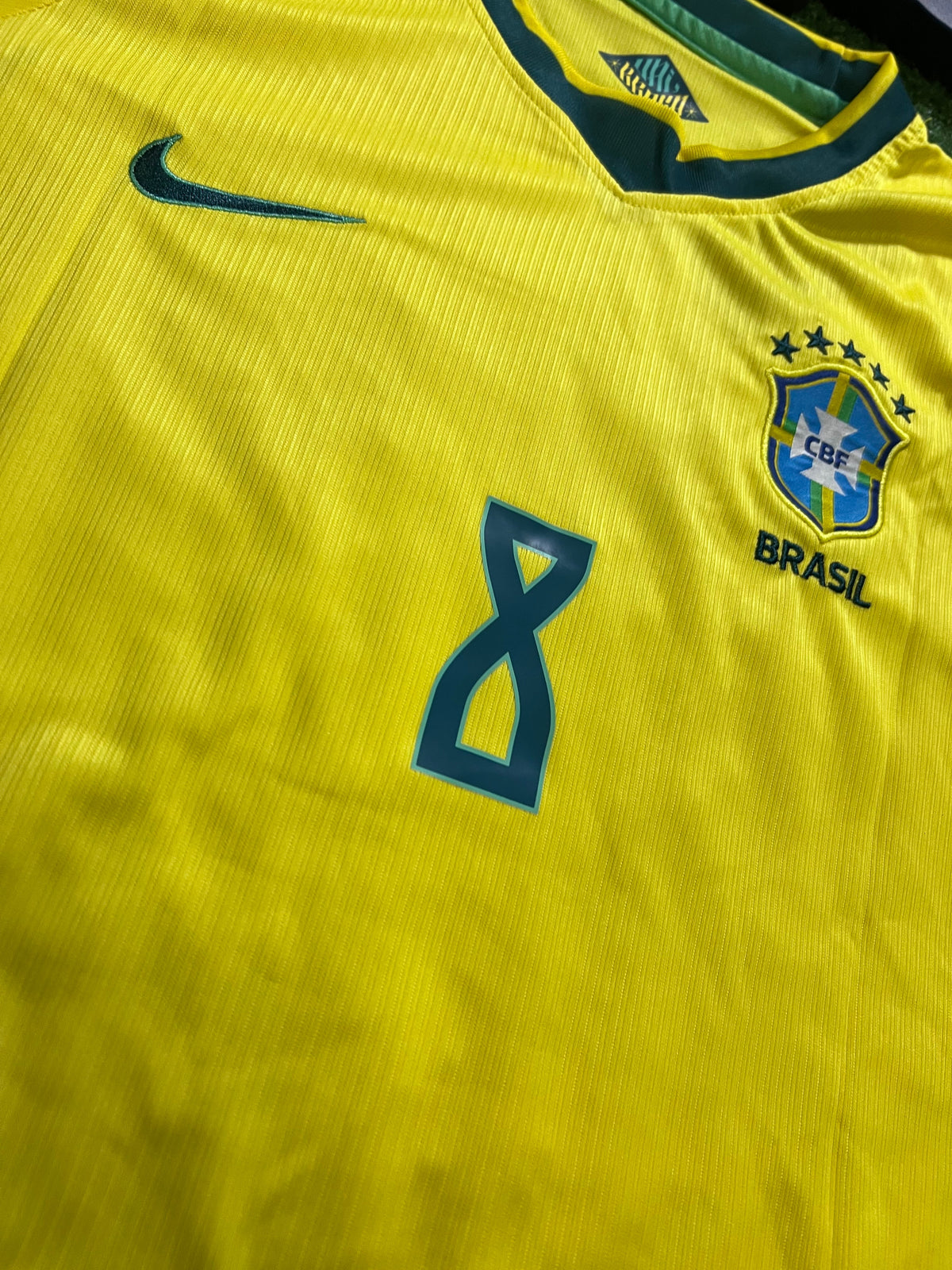kit Infantil Brasil I 26/27 - Amarelo-ISAAC#8 |  FutMantos