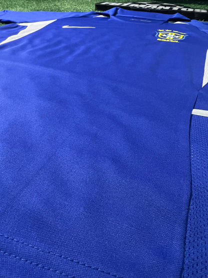 Camisa Brasil II 2002 - Retrô Azul | FutMantos