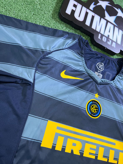 Camisa l Retrô Inter de Milão 04/05 -Adriano Imperador #10| FutMantos