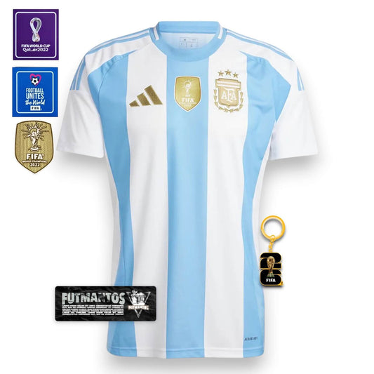 Camisa Argentina 24/25 Patch campeão do mundo | Futmantos