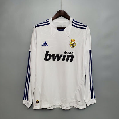 Camisa Manga Longa Real Madrid 10/11 - Branco | Futmantos