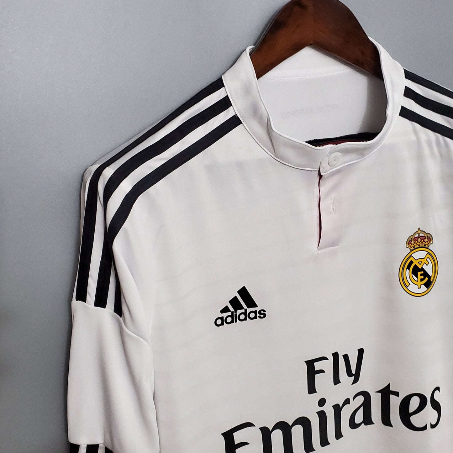 Camisa Manga Longa Real Madrid 14/15 - Branco | Futmantos