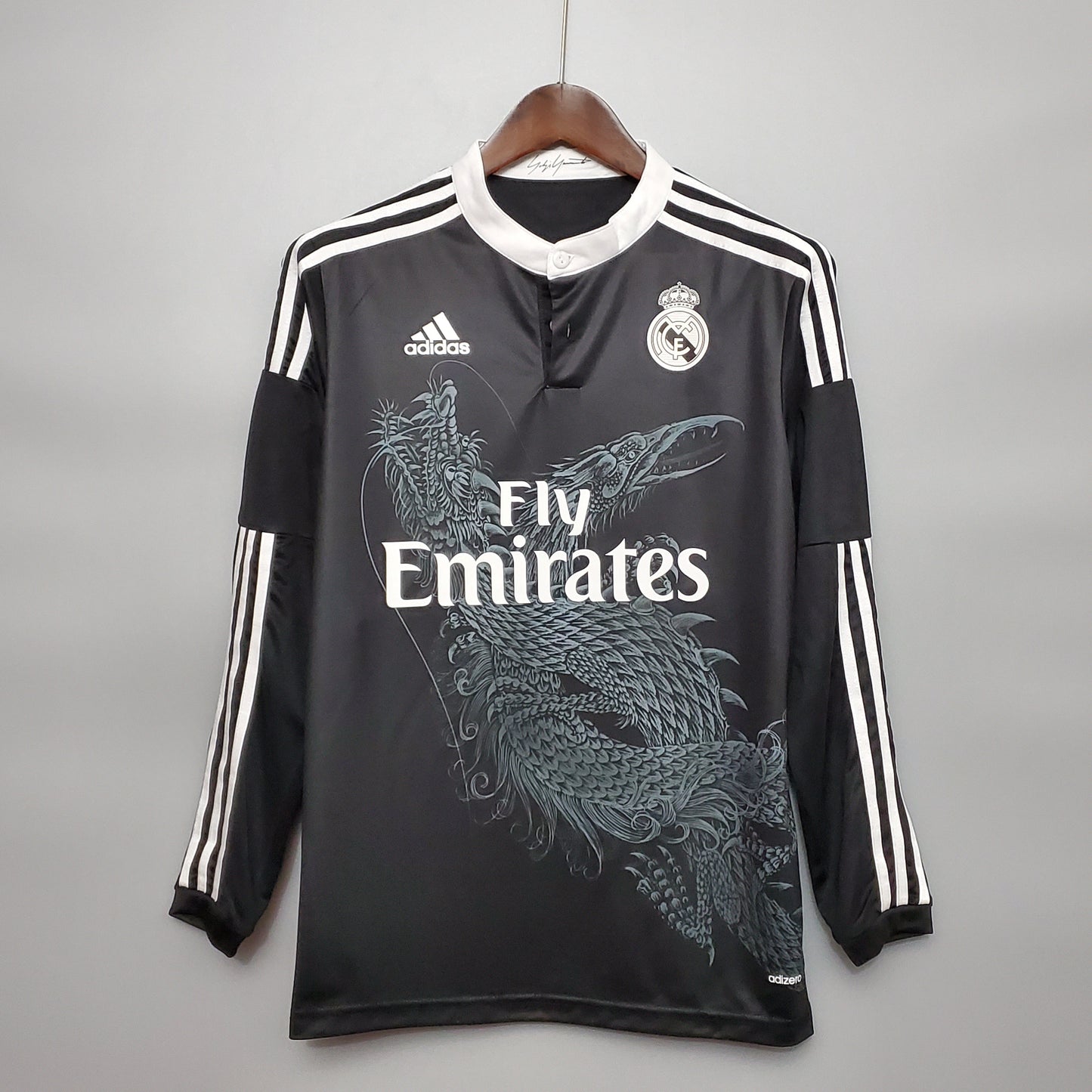 Camisa Manga Longa Real Madrid Third 14/15 - Preto | Futmantos
