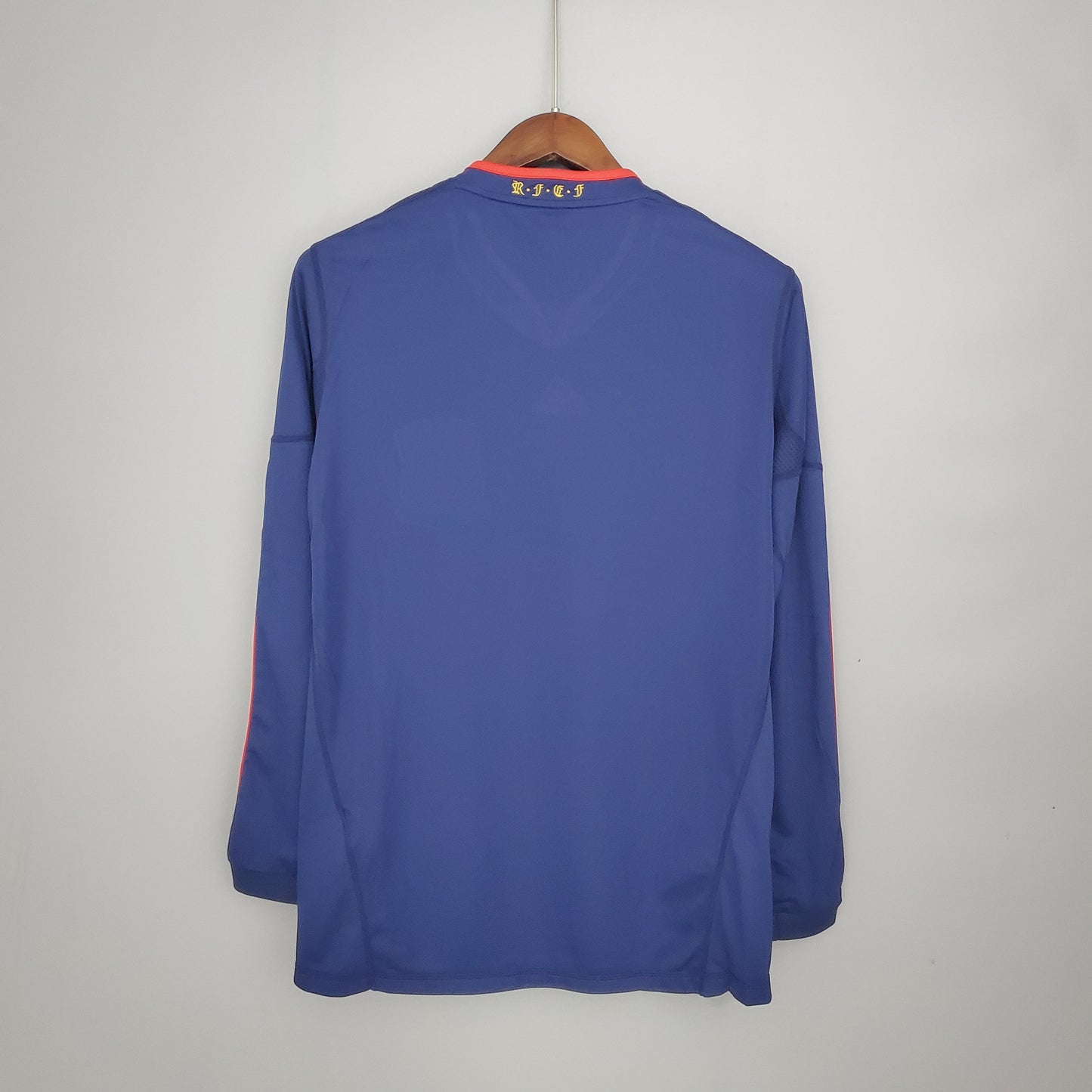 Camisa Manga Longa Seleção Espanha II 2010 - Azul | Futmantos