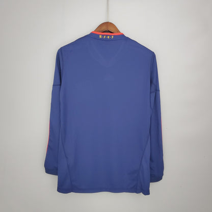 Camisa Manga Longa Seleção Espanha II 2010 - Azul | Futmantos