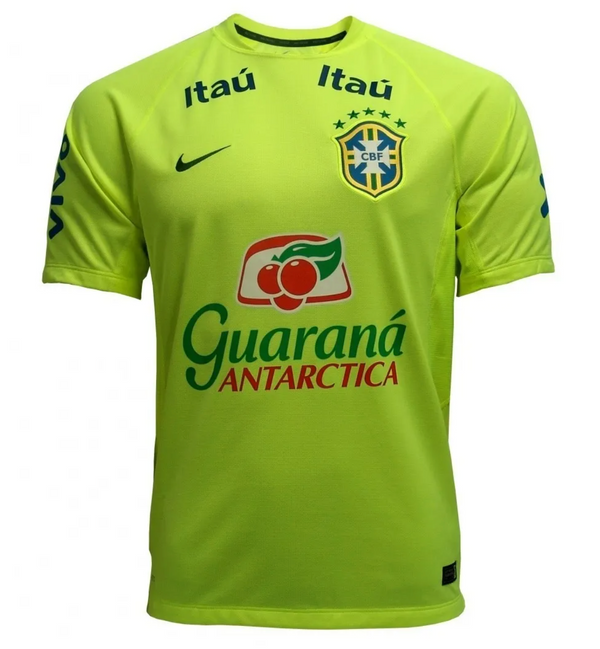 Camisa de Treino Seleção Brasil - Verde Fluorescente