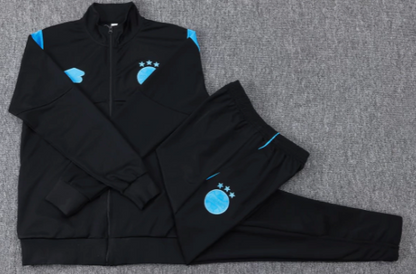 Conjunto Agasalho Treino Grêmio 2025/26 - Preto | FutMantos