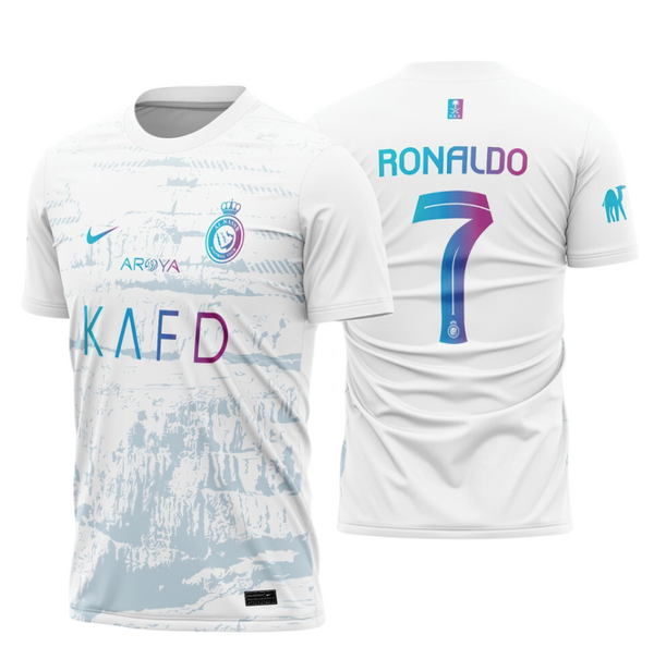 Camisa Al-Nassr III 23/24 (RONALDO -7) - Branco | Futmantos