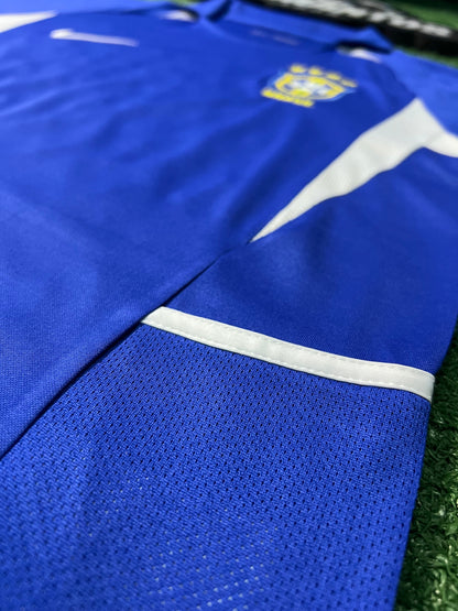 Camisa Brasil II 2002 - Retrô Azul | FutMantos