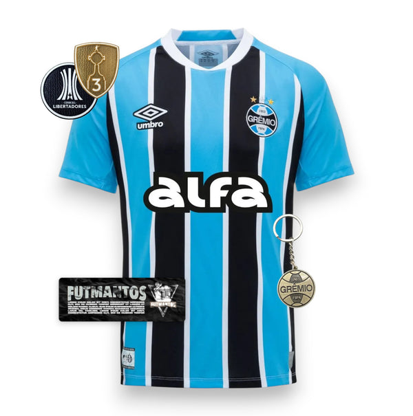 Camisa Grêmio l 25/26 - Copa Libertadores | Futmantos