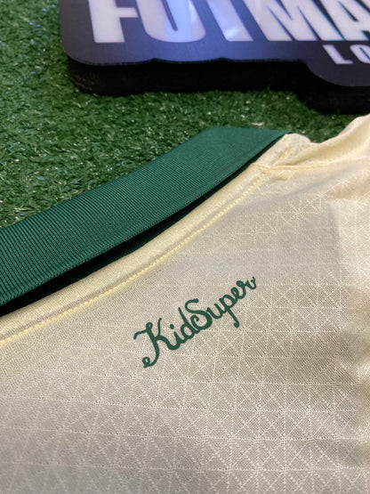Camisa Palmeiras Bege 25/26 KidSuper - Versão Jogador | Futmantos
