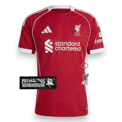 Camisa Liverpool I 25/26 - Versão Jogador | Futmantos