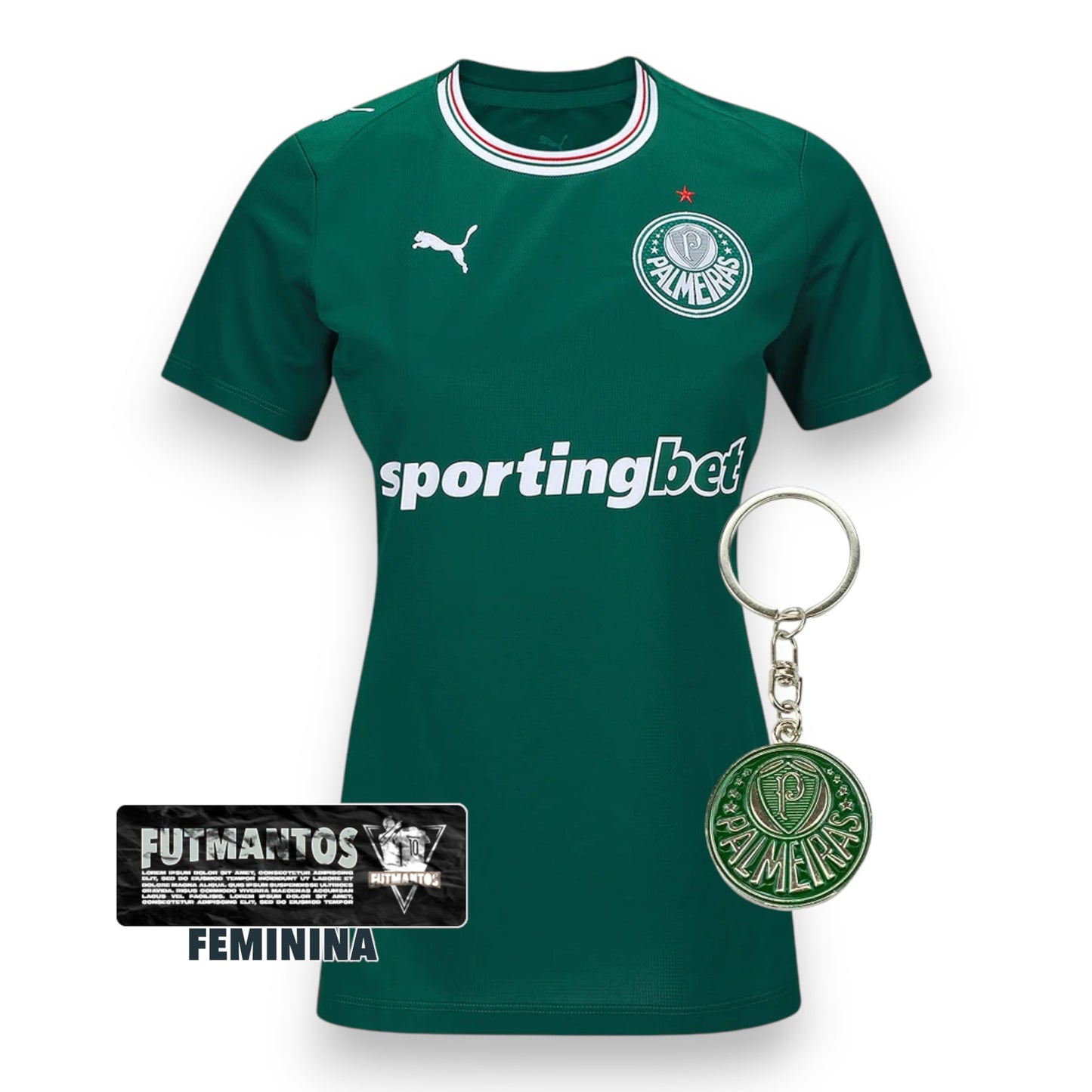 Camisa Palmeiras I 25/26 - Feminina | FutMantos