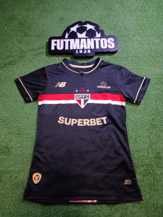 Camisa São Paulo III 25/26 - Feminina|FutMantos