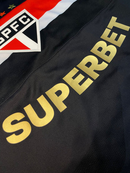 Camisa São Paulo III Preta 25/26 | Futmantos