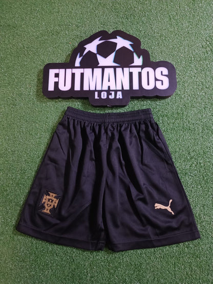 Kit Infantil Portugal ll 26/27 - Pantera Negra | FutMantos