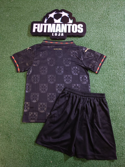 Kit Infantil Portugal ll 26/27 - Pantera Negra | FutMantos