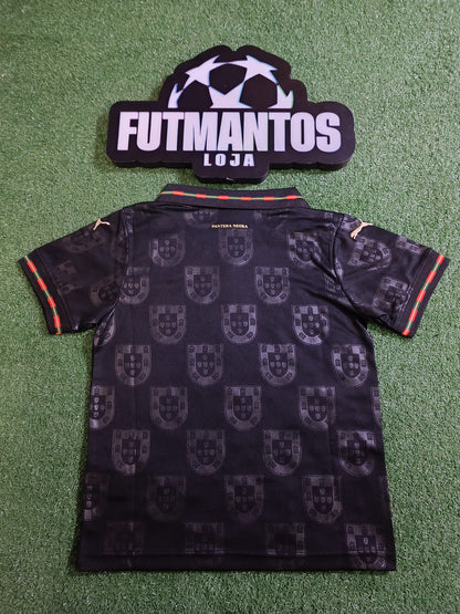 Kit Infantil Portugal ll 26/27 - Pantera Negra | FutMantos