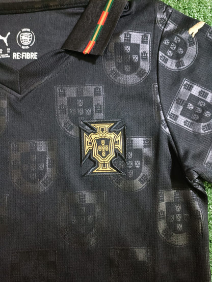 Kit Infantil Portugal ll 26/27 - Pantera Negra | FutMantos