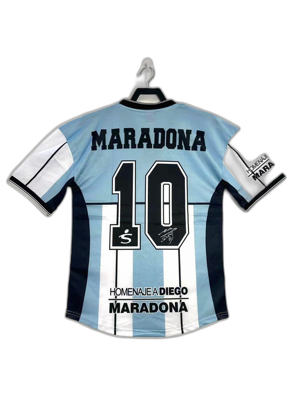 Camisa Argentina 2001 Maradona Edição Comemorativa - Versão Retrô