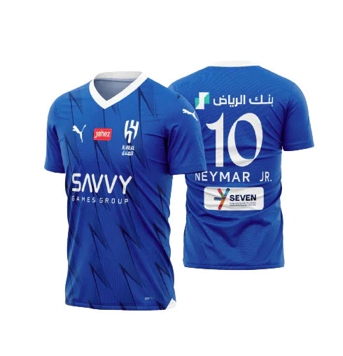Camisa Al Hilal I 23/24 (NEYMAR JR - 10) - Azul| Futmantos