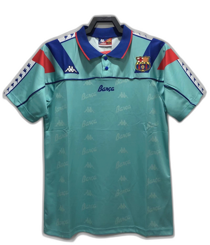 Camisa Barcelona 92/95 Azul Claro - Versão Retrô