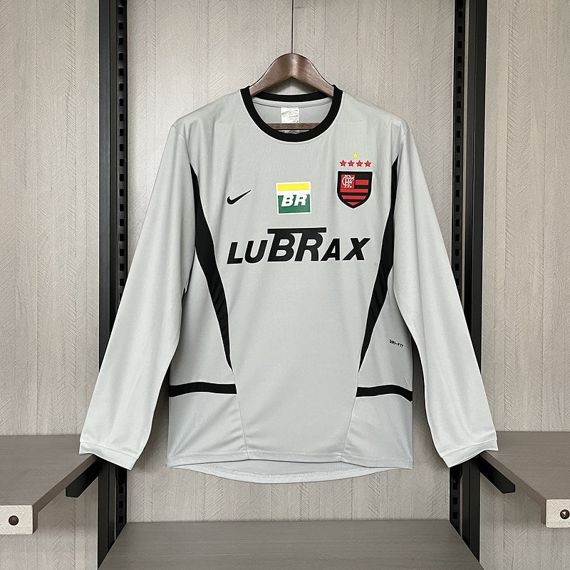 Camisa CRF 02/03 Goleiro Cinza - Versão Retrô Manga Longa | FutMantos