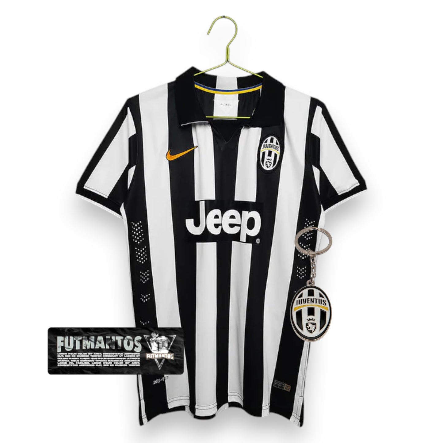 Camisa Juventus Retrô 2014/2015 - Preta/Branca | Futmantos