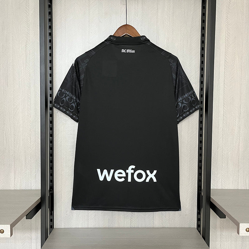 Camisa Milan X Pleasures IV 23/24 - Preto | Futmantos