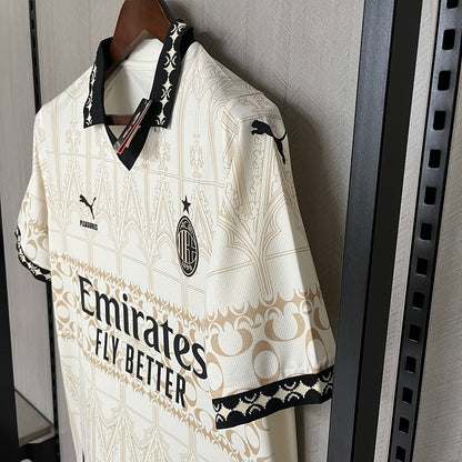 Camisa Milan X Pleasures IV 23/24 - Branco | Futmantos