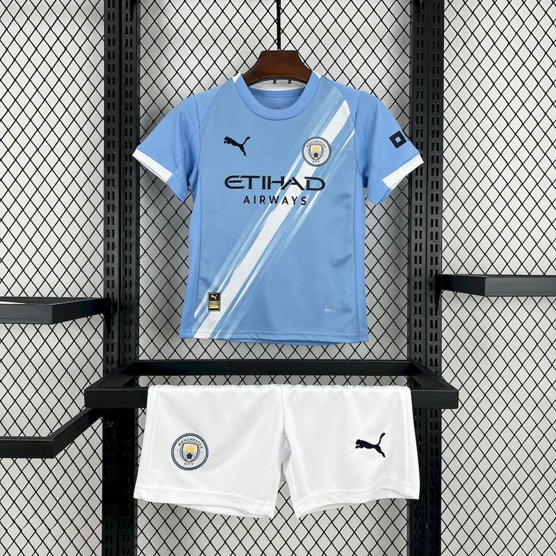 Kit Infantil Manchester City I 2025/26 | Futmantos